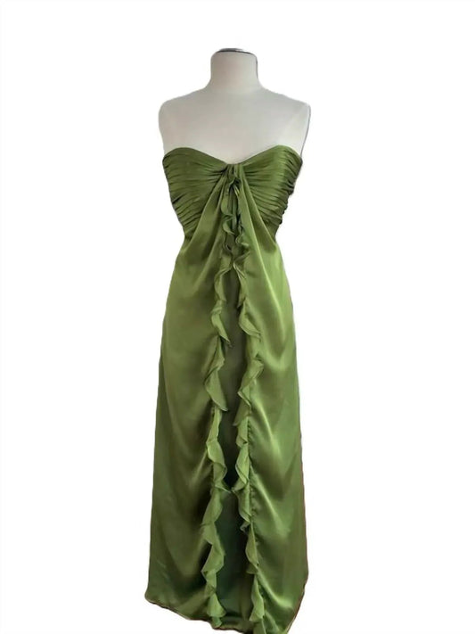 Damen Trägerloses Festliches Abendkleid