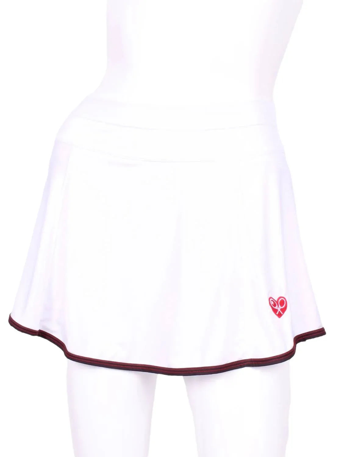 Damen Tennisrock Gladiator mit schwarzer Bindung