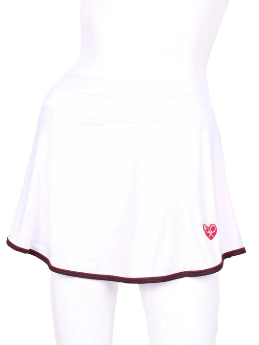 Women's Gladiator Tennis Skirt With Black Binding