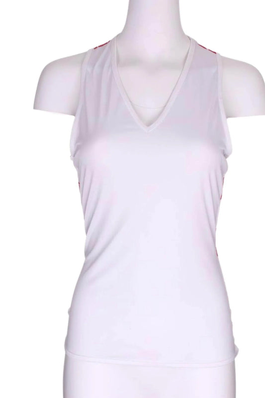 Women's Mid Heart Mesh Vee Tank