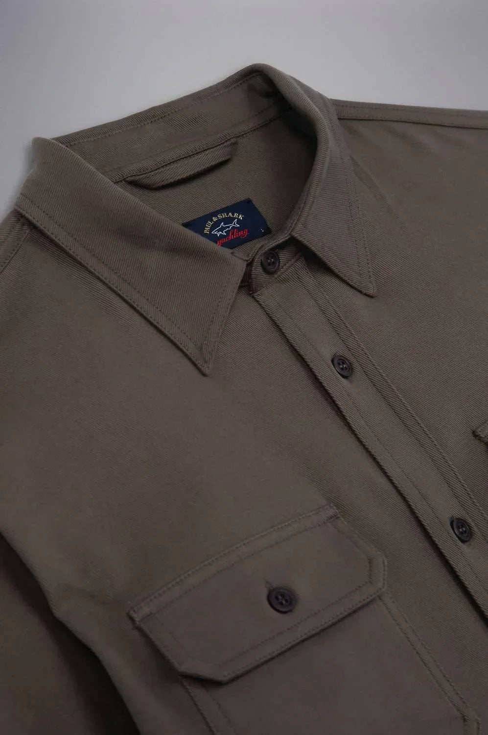 Overshirt aus Stretch-Baumwolle