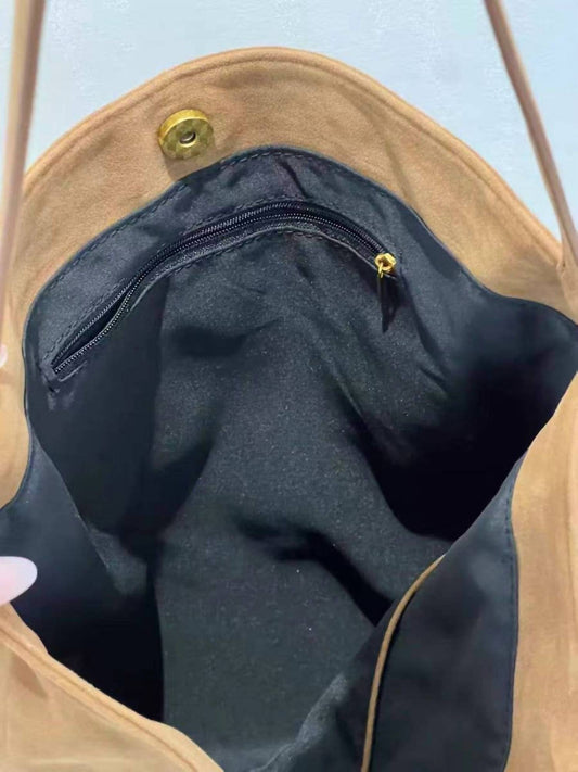 Boho-Schultertasche für Damen mit Stickerei