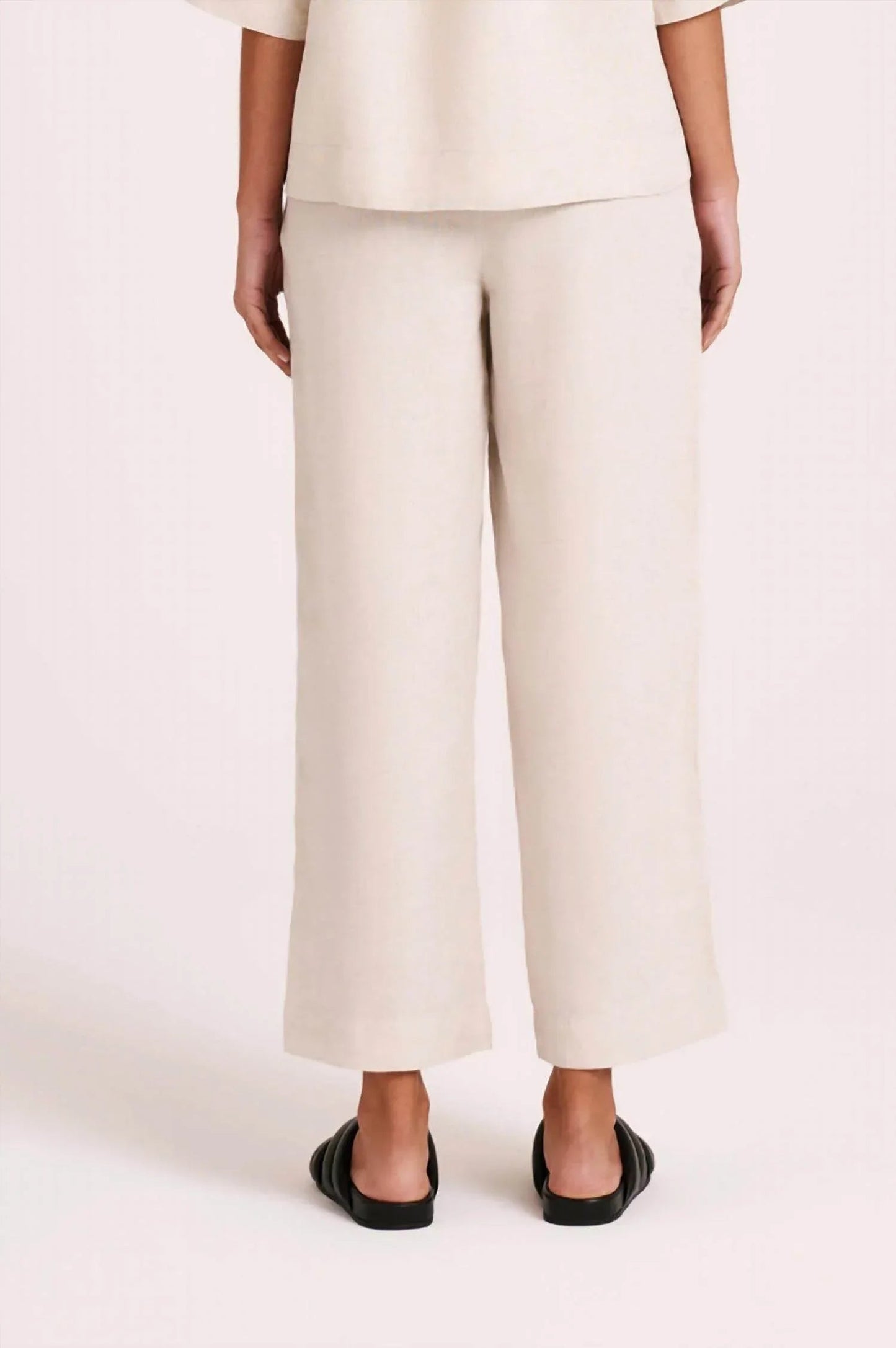 Lounge Linen Crop Pant