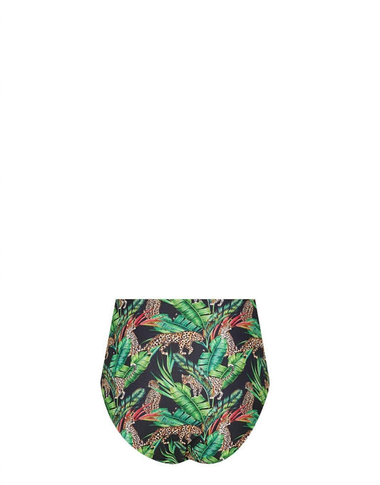 Women's Reversible Compression High Waist Bikini Bottom