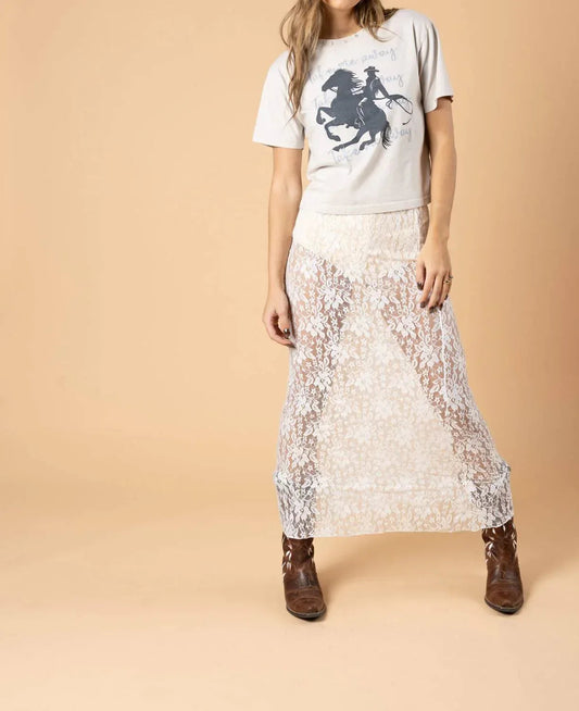 Take Me Away Weites bauchfreies T-Shirt