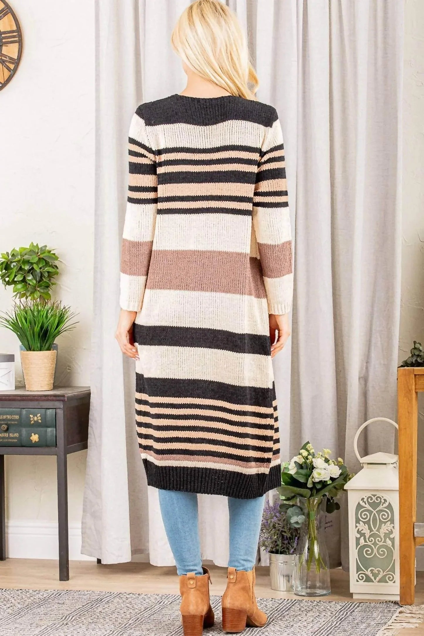 Women's Multi Long Cardigan
