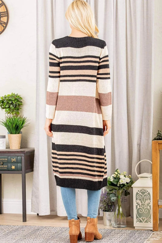 Women's Multi Long Cardigan