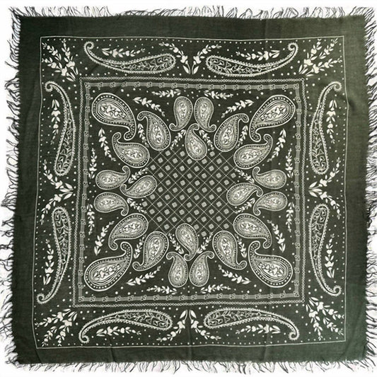 Cashmere Wool Paisley Scarf