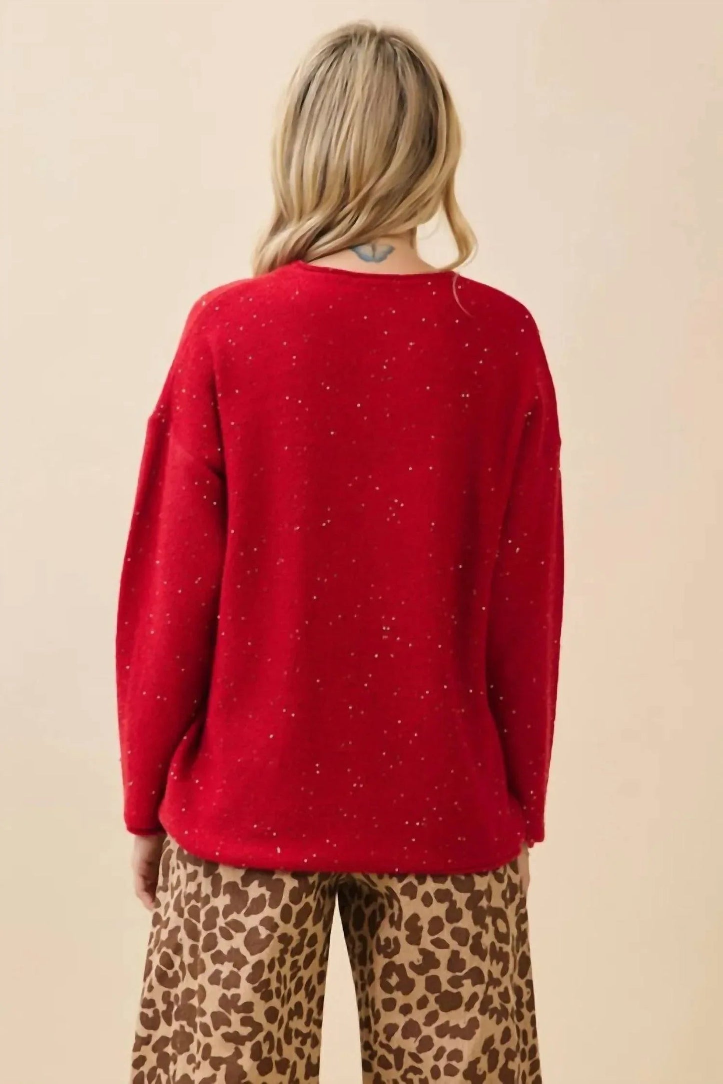 Ruby-Glanz-Pullover