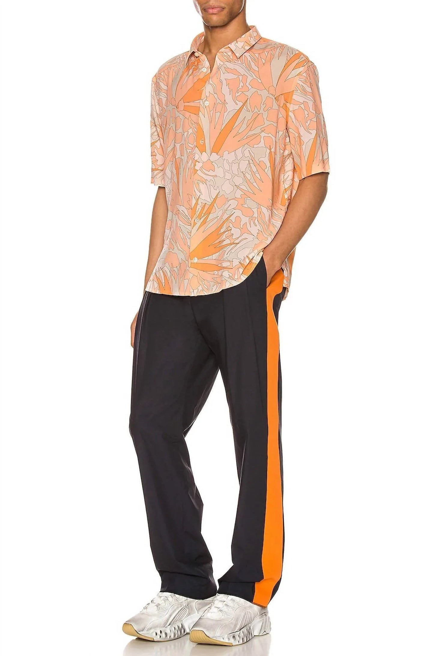 Contrast Panel Trousers