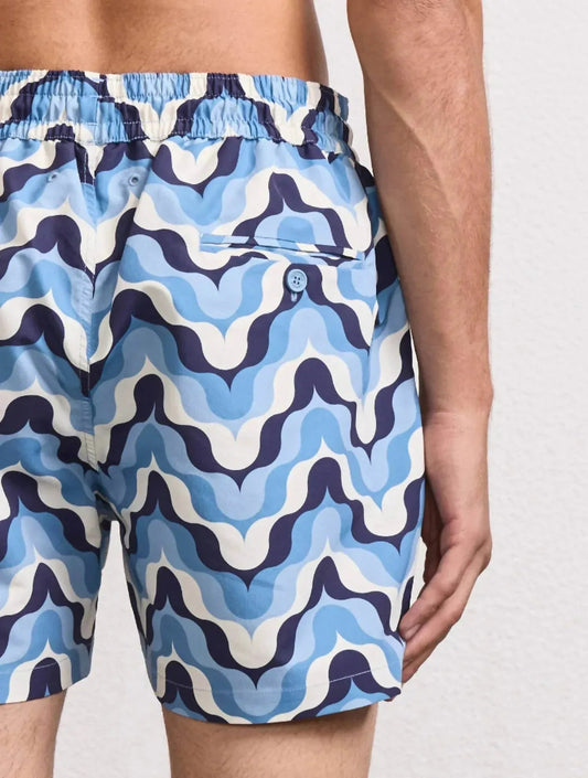 Badeshorts mit Sport Deserto-Print