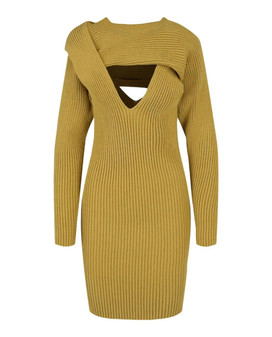 Women's Ribbed-knit Dress