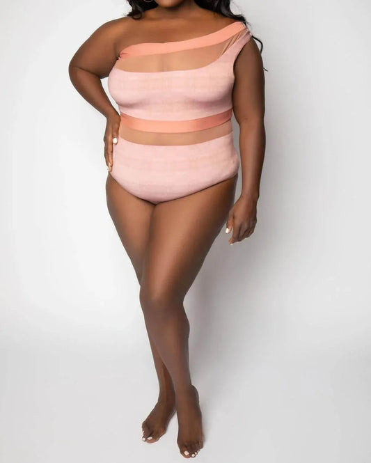 Coast One Shoulder Swim Top