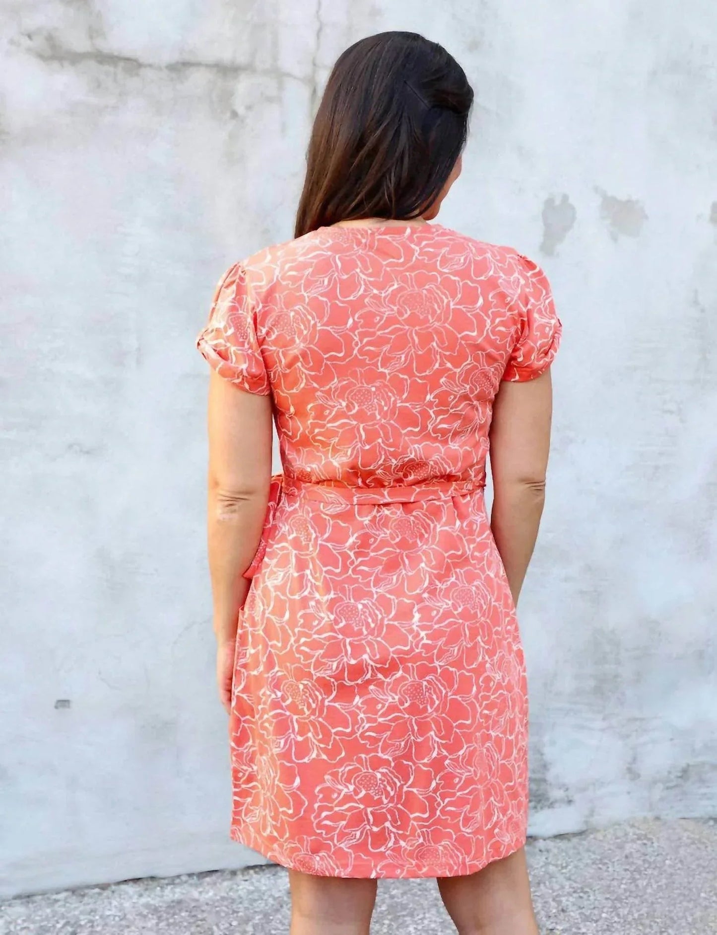 Luau Organic Wrap Dress