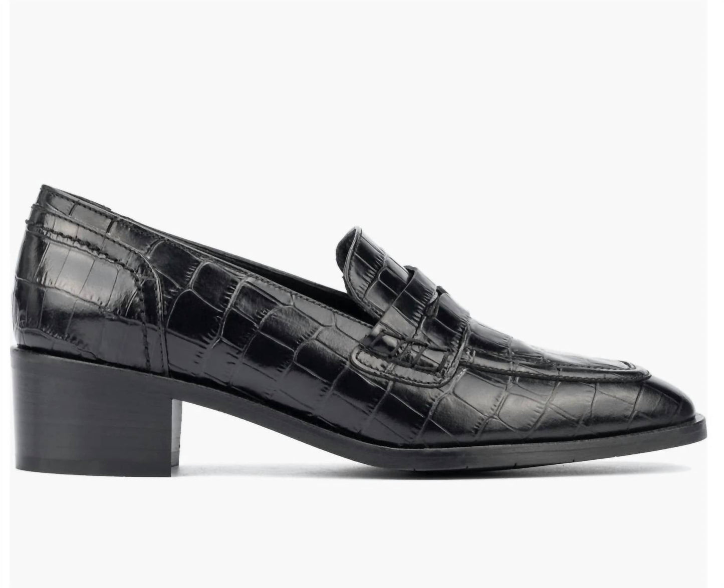 Women's Riya Croc Embossed Penny Loafer