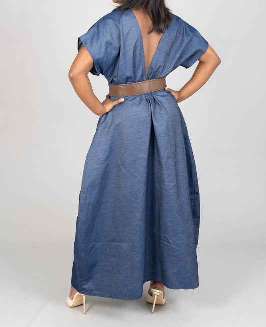 Denim Muse Maxi Dress