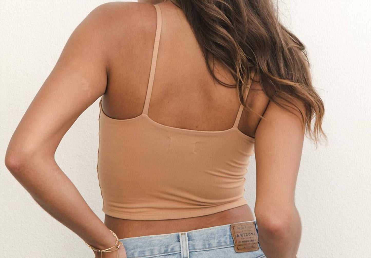 Kyla Zweilagiges Crop Top