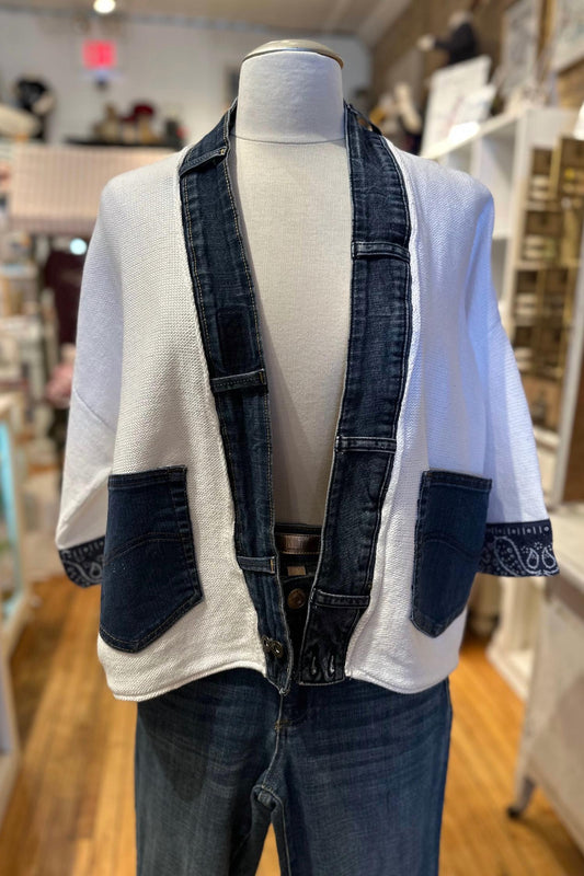 Women's One Of A Kind Band Cotton Knit Cardigan