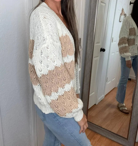 Jayleyah Strickjacke mit Knopfleiste