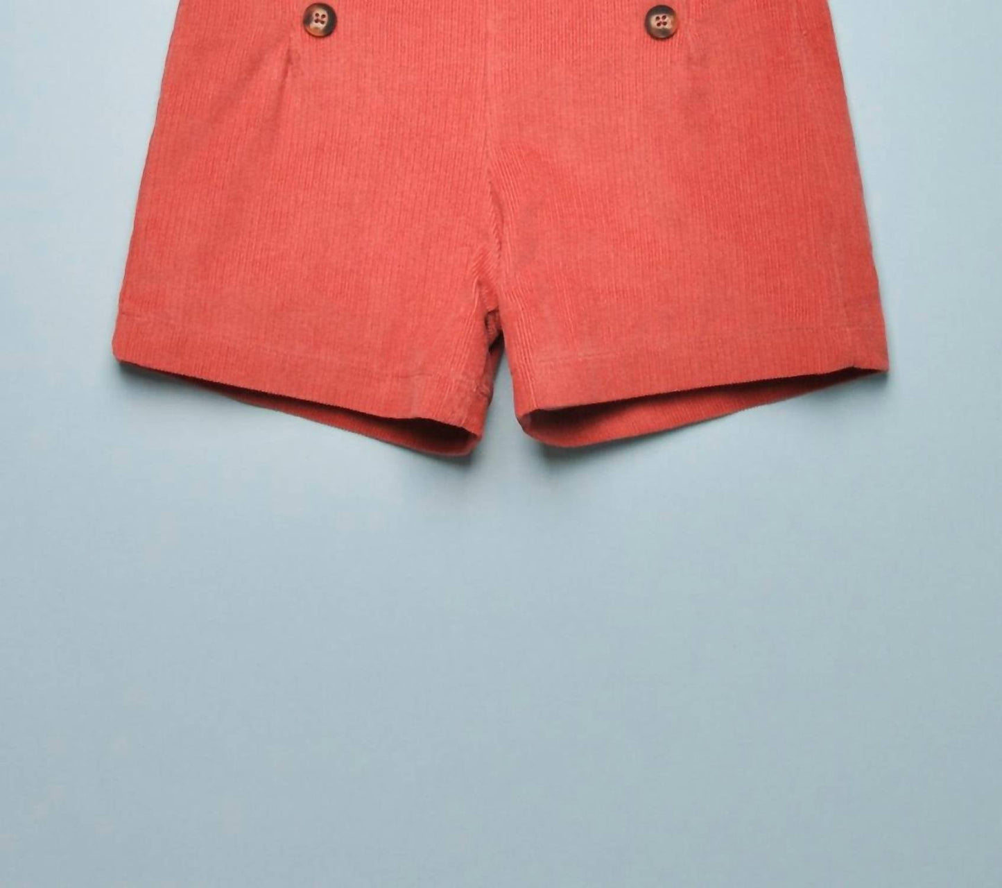 Mädchen Cord-Knopf-Shorts