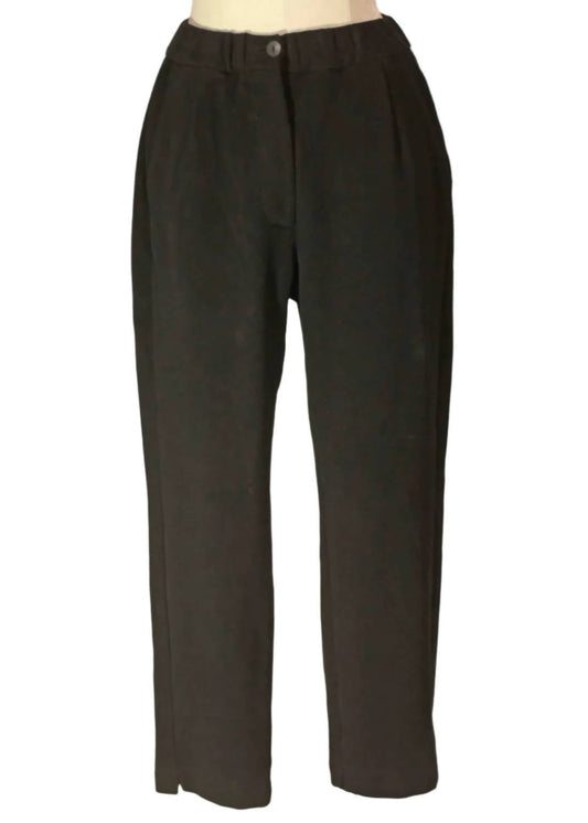 Women's Gathered Waist Large Back Pocket Pants