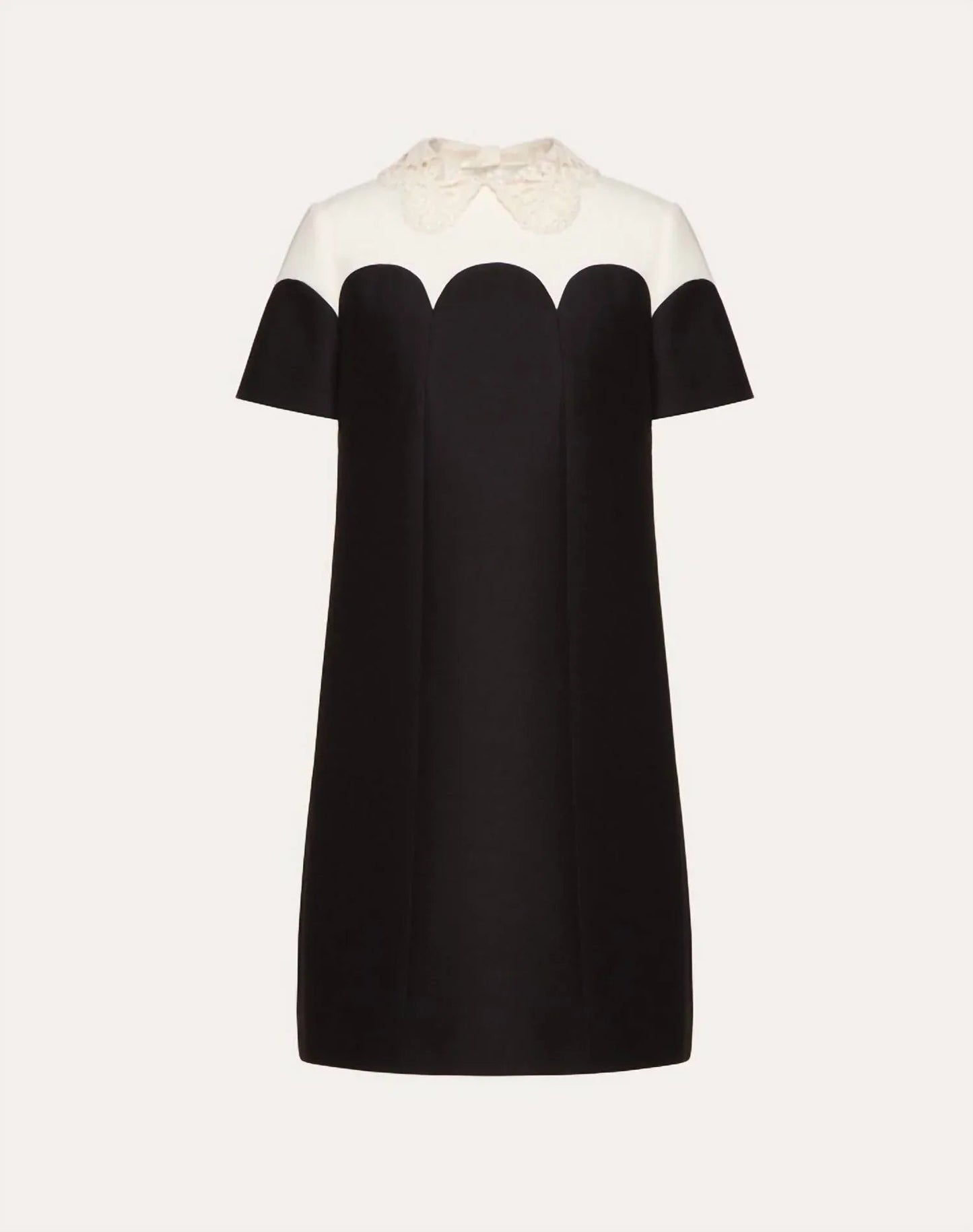 Besticktes Crêpe-Couture-Kleid für Damen