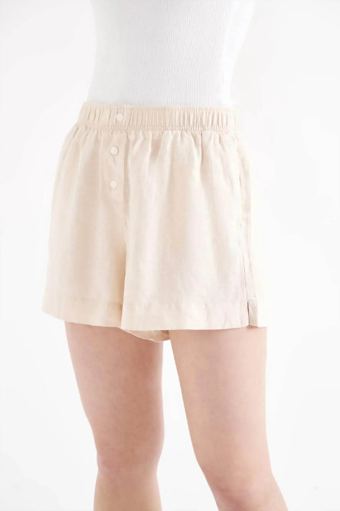 Lounge-Leinen-Shorts