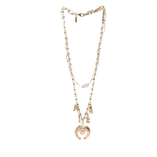 Women's Layered Charm Necklace