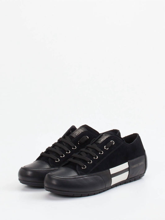 Women's Rock Patch Fashion Leather Sneakers