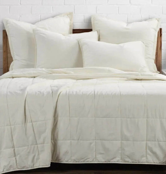 Cotton Canvas Coverlet