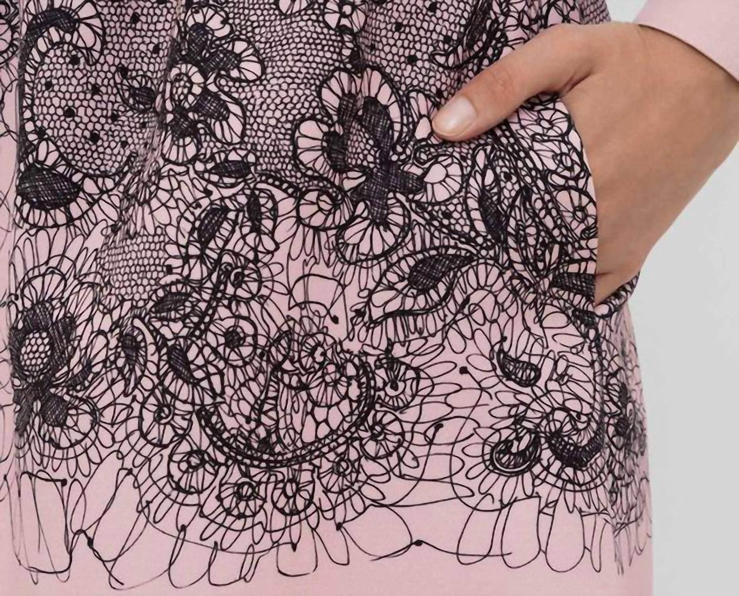 Wool And Silk Lace Skirt