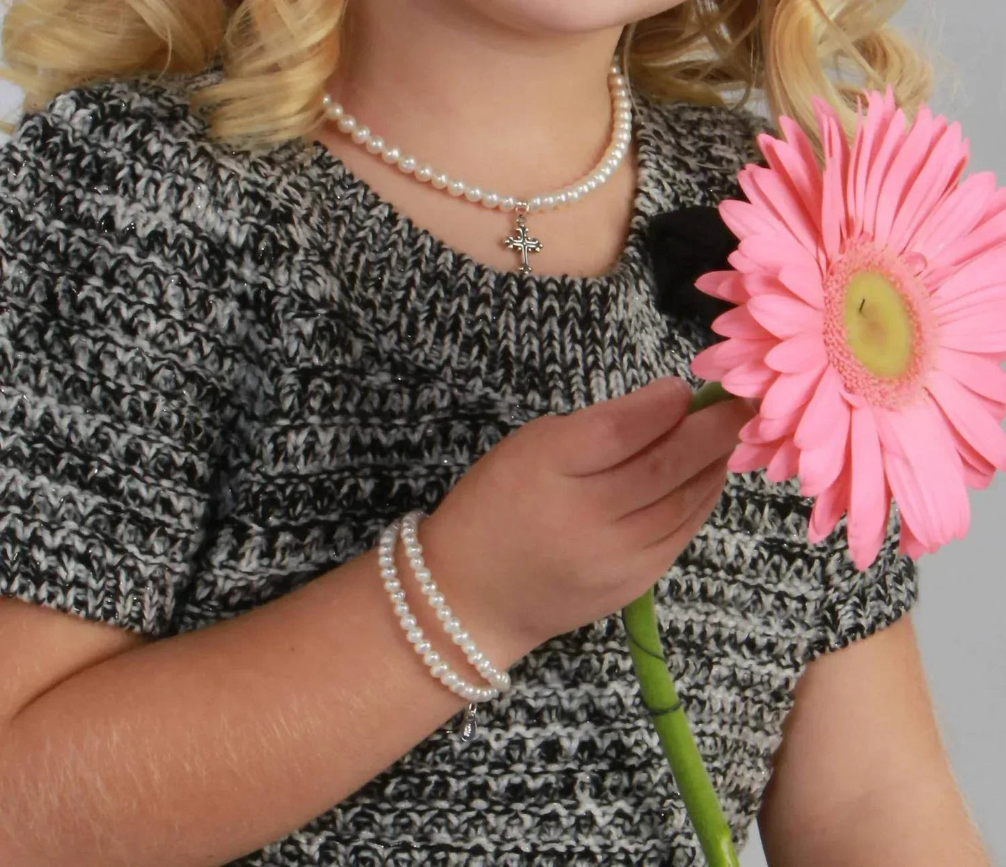 Elizabeth Pearl And Sterling Silver Bracelet