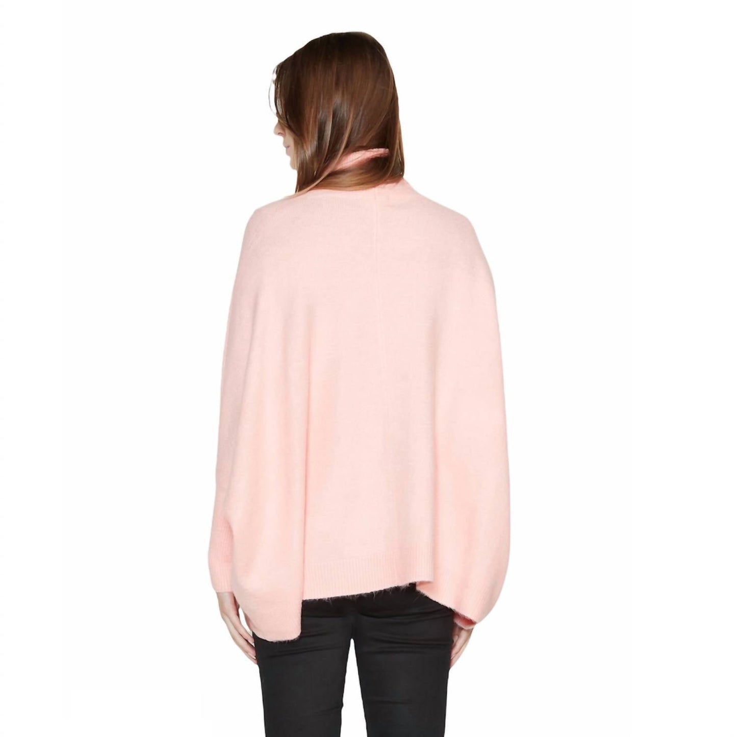 Basic-Cape-Strickjacke