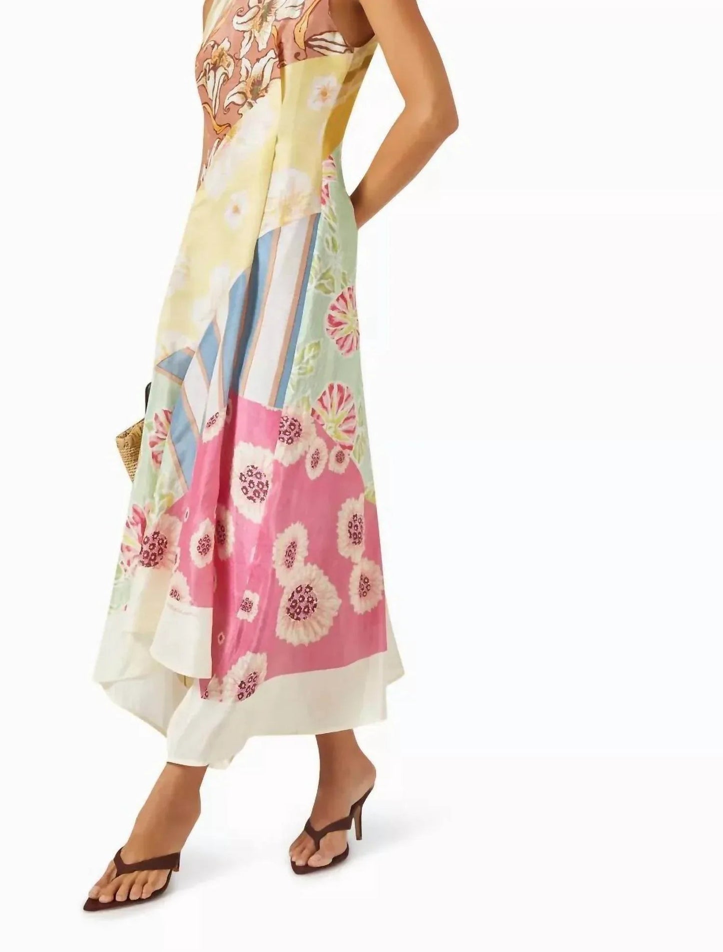 Lovers Lane Asymmetrical Flared Dress