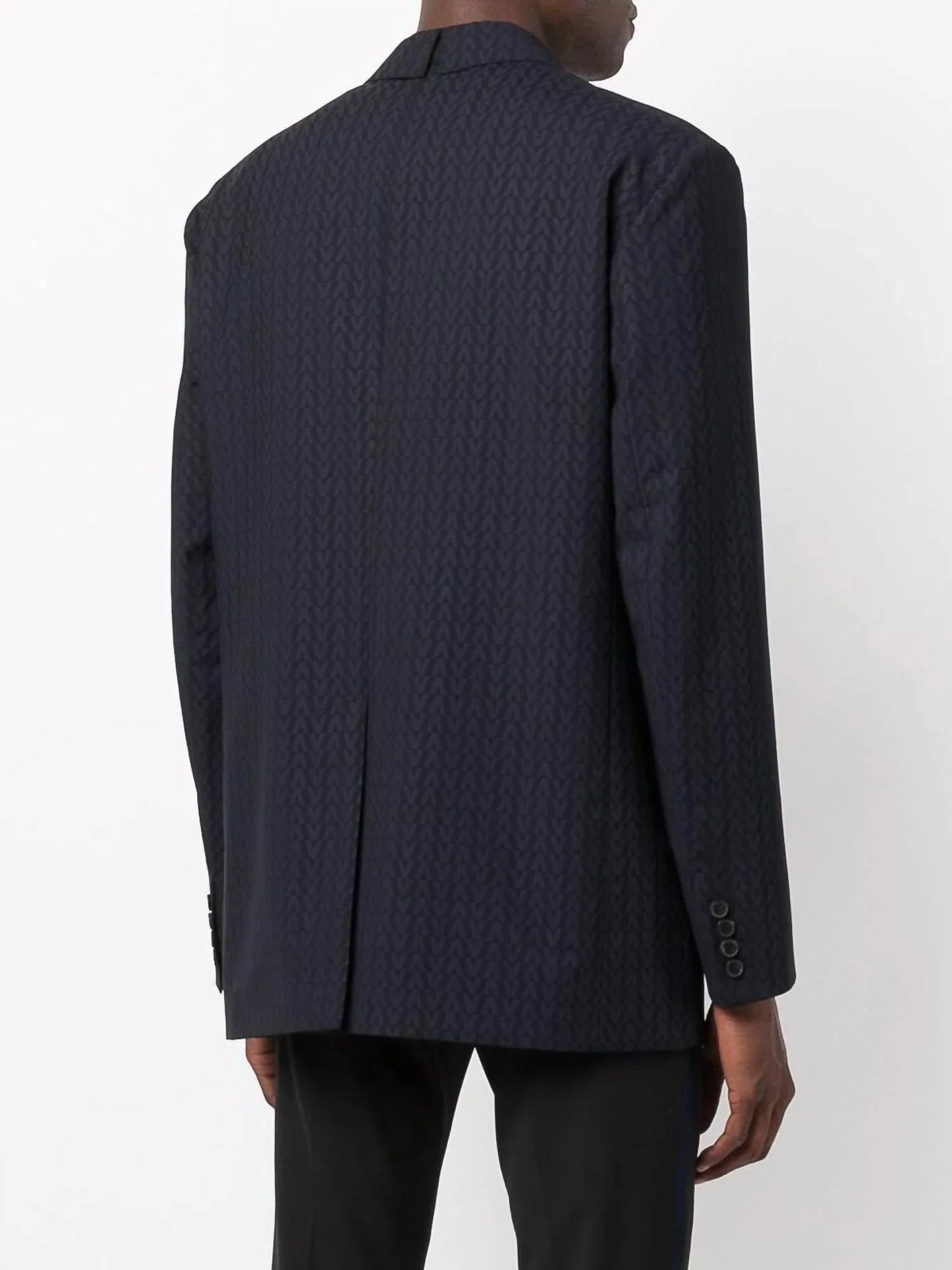 Monogramm-Jacke aus Jacquard-Wolle