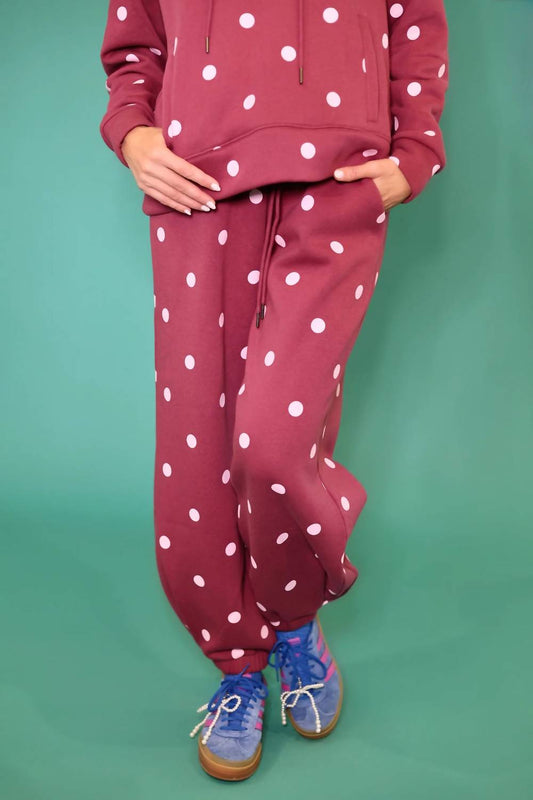 Women's Polka Dot Joggers