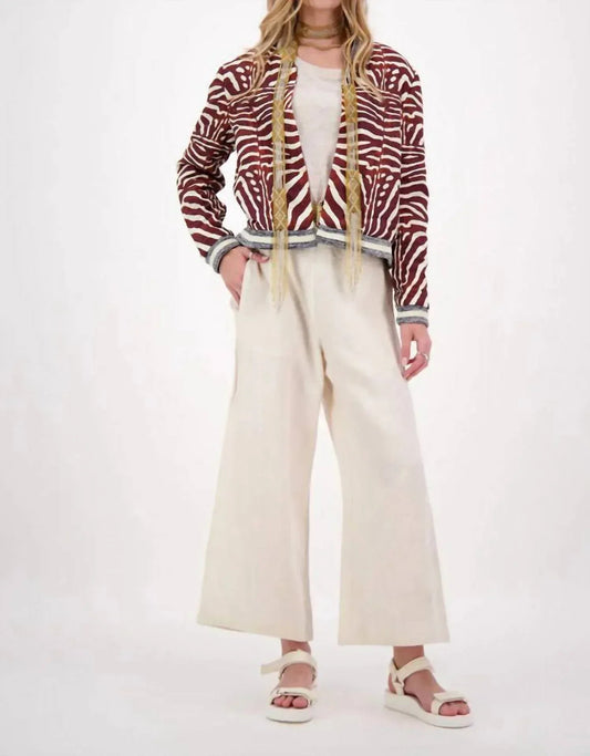Zanzibar Zebra Jacket