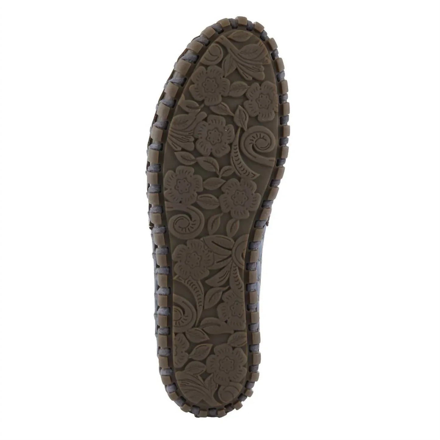 Damen dezenter Lederflachschuh