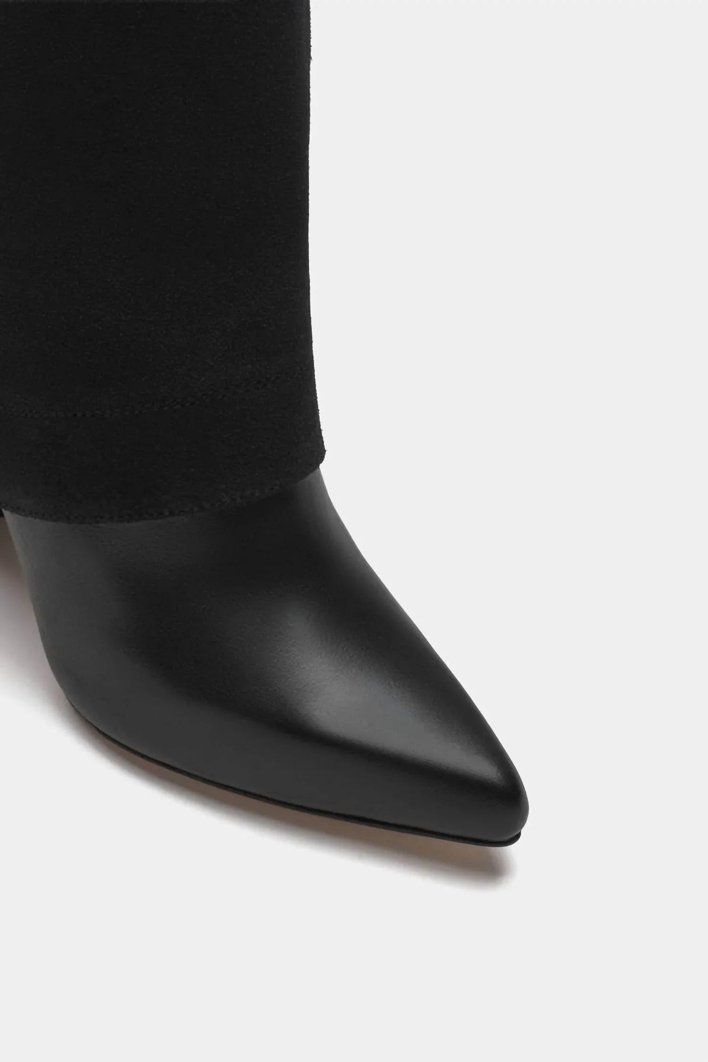 Women's Leather Tall Overlay Boots