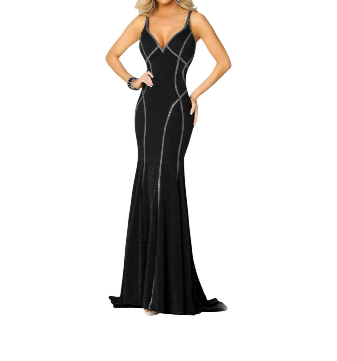 Wunderschönes, schimmerndes Abendkleid