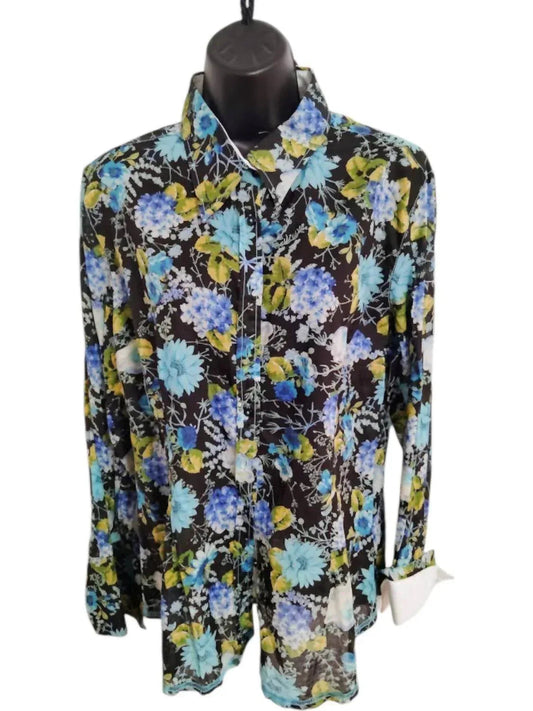 Women's Floral Cotton Blouse