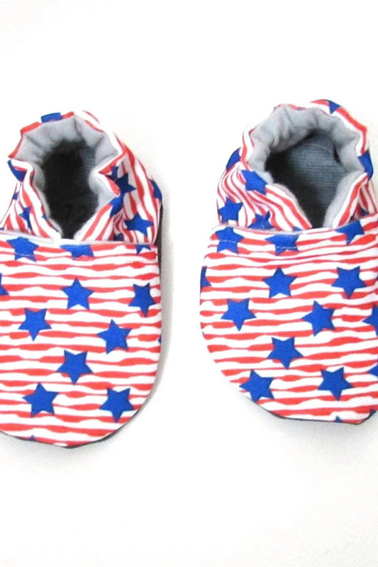Baby Stars And Stripes Canvas Shoes