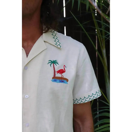 Havana Weekend Kurzarmhemd mit Knopfleiste
