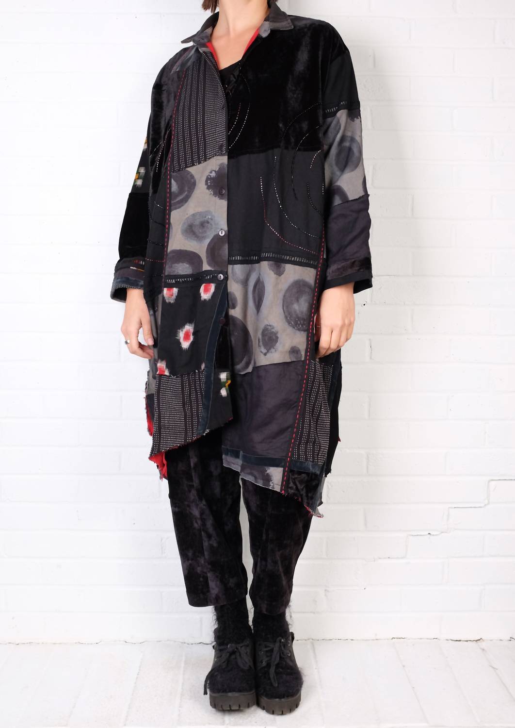 Patchwork-Jacke/Duster