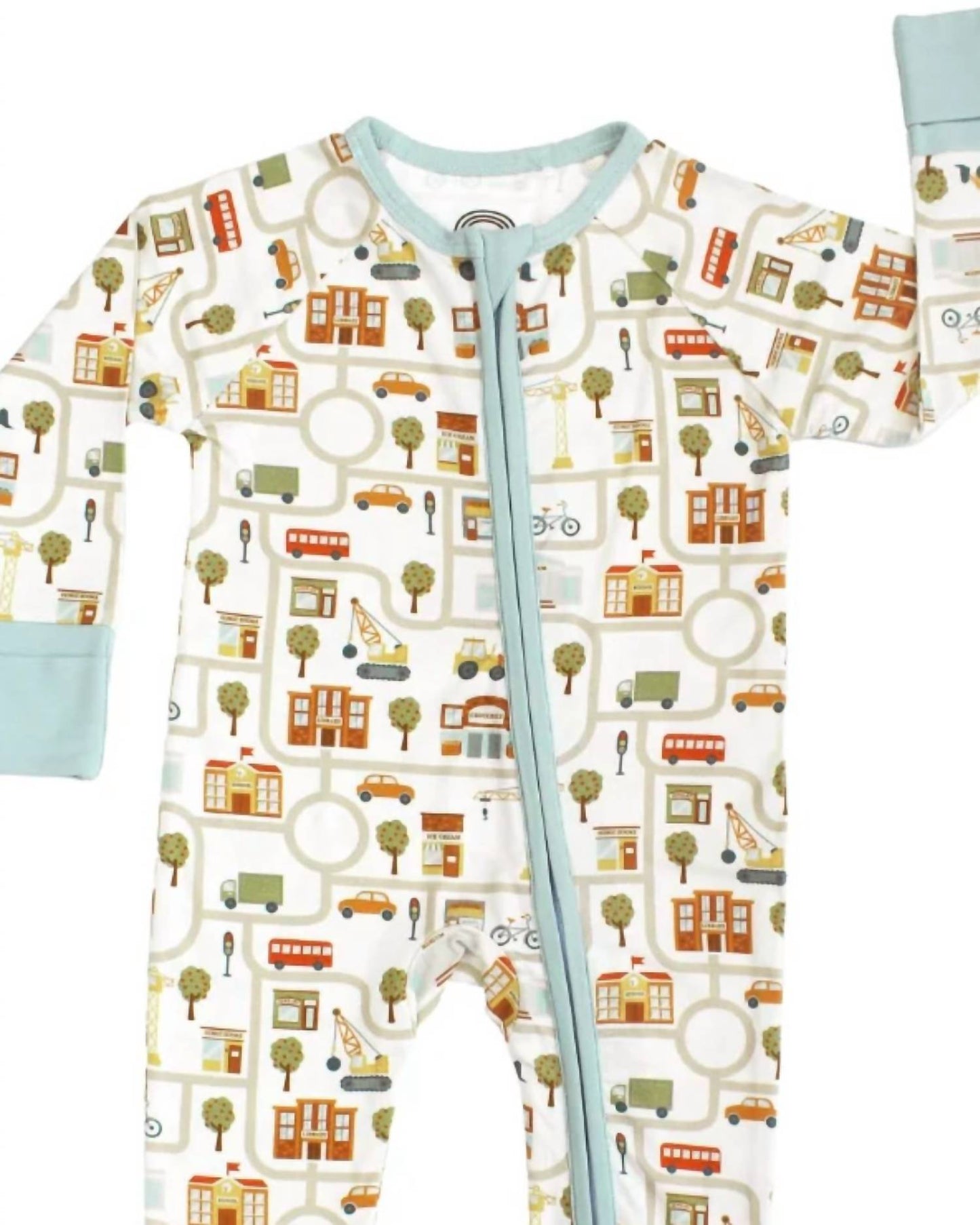 Baby Strampelanzug mit umklappbaren Füßchen
