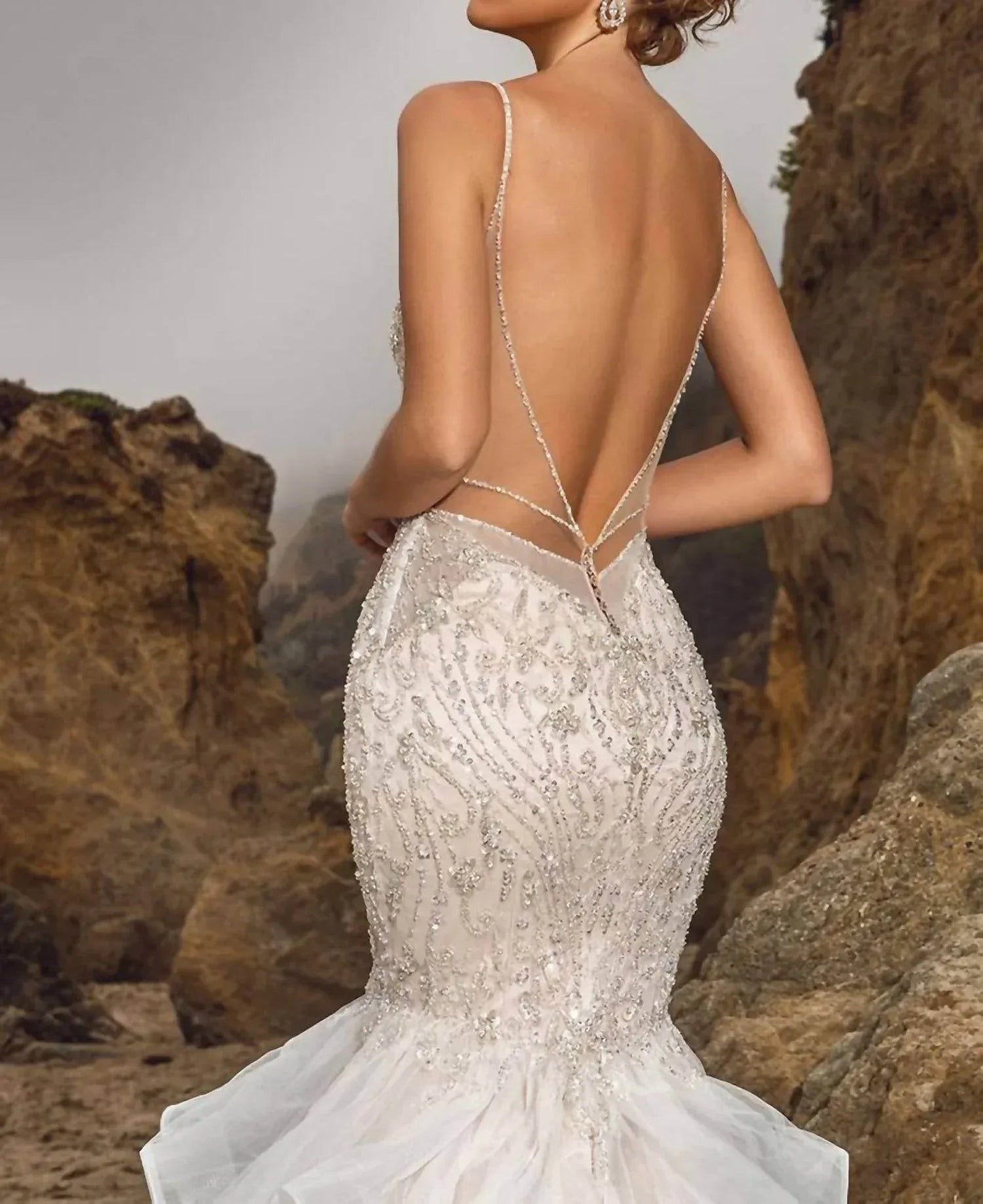Fallon Crystal Beaded Dress