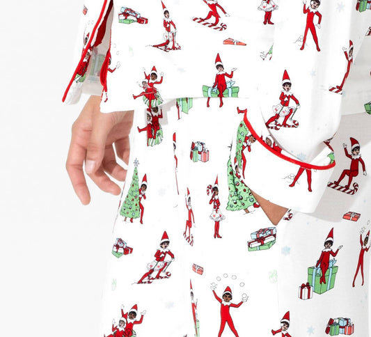 Women's The Elf On The Shelf Bamboo Pajama Set