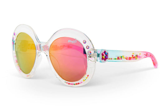 Kinder-Sonnenbrille mit Glitzerperlen