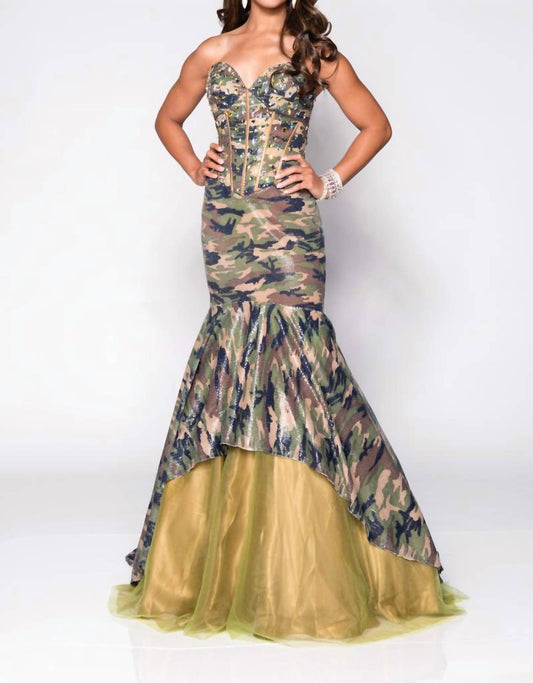 Strapless Maxi Mermaid Dress