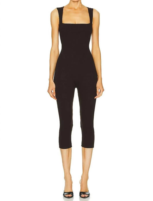 Women's Bell Pedal Pusher Jumpsuit